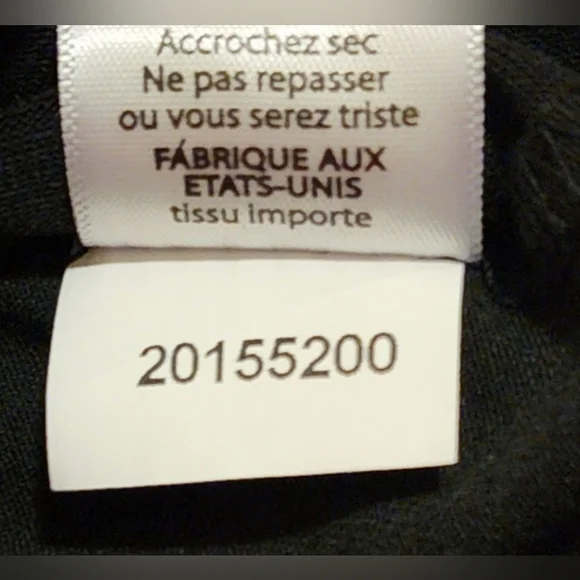 LuLaroe Women's Long Sleeve Black Top Shirt, Size M - Picture 4 of 6